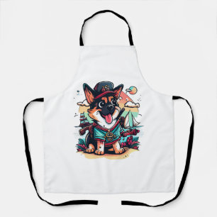 Tablier Pirate de chien berger allemand