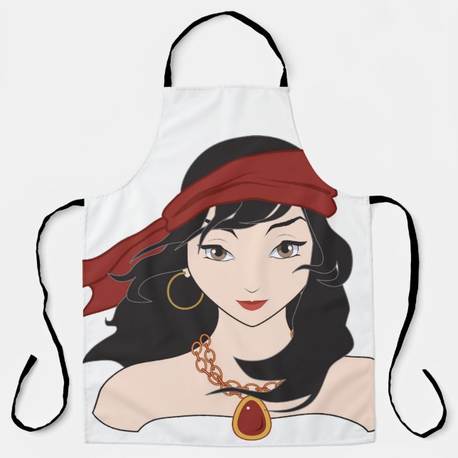 Tablier Pirate Fille Mignonne (Recto)