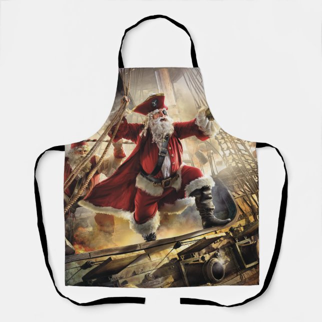 Tablier Pirate Père Noël (Recto)