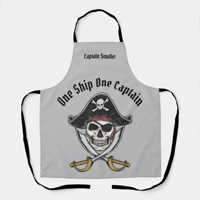 Tablier Pirate Personnaliser Apron (Recto)