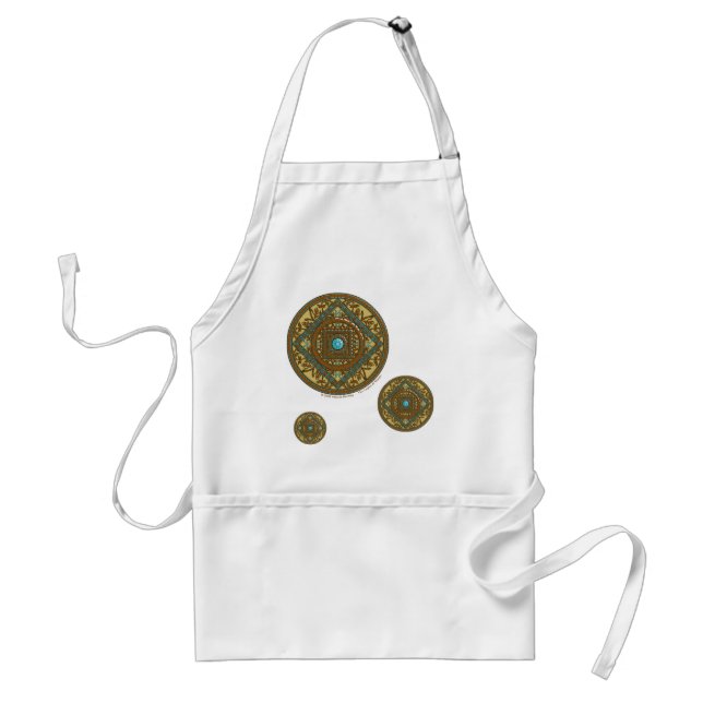 Tablier Pisces Mandala Apron (Devant)