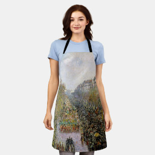 Tablier Pissarro - Boulevard Montmartre, Mardi Gras