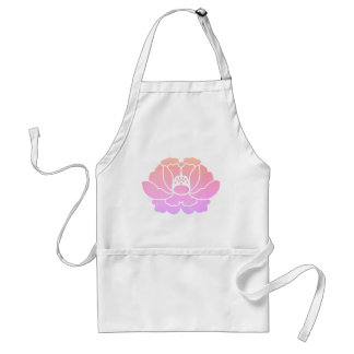 Tablier pivoine rose pastel