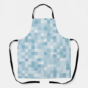 Tablier pixels bleus