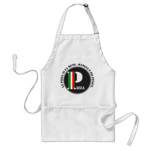 TABLIER PIZZA CHEFS APRON - PIZZA IS GOOD FOR YOU.