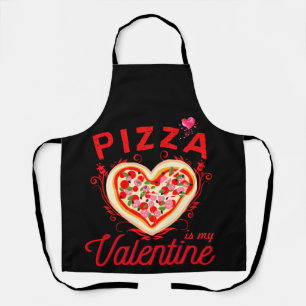 Tablier Pizza Est Ma Saint-Valentin Drôle De La Saint-Vale