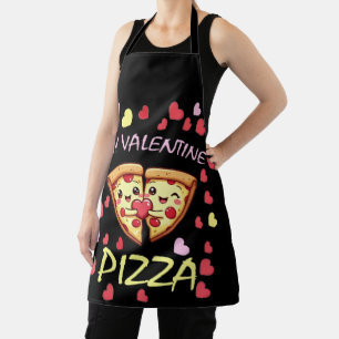 Tablier Pizza est ma Saint-Valentin Drôle de Saint-Valenti