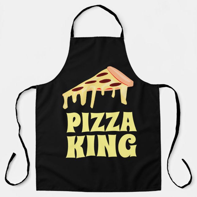 TABLIER PIZZA KING DAD FÊTE DES PÈRES CUISINE APRON (Recto)