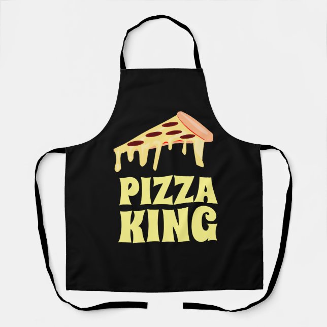 TABLIER PIZZA KING DAD FUNNY APRON (Recto)