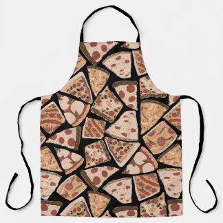 Tablier Pizza of the World Black Apron