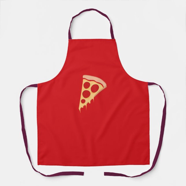 Tablier pizza pepperoni 2D (Recto)