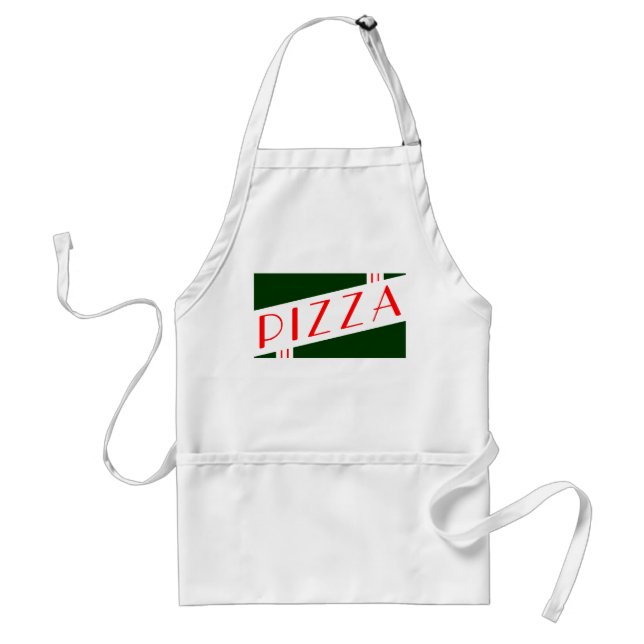 Tablier pizza rétro (Devant)
