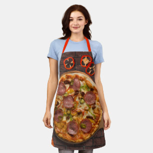 Tablier Pizza Suprême au four en brique