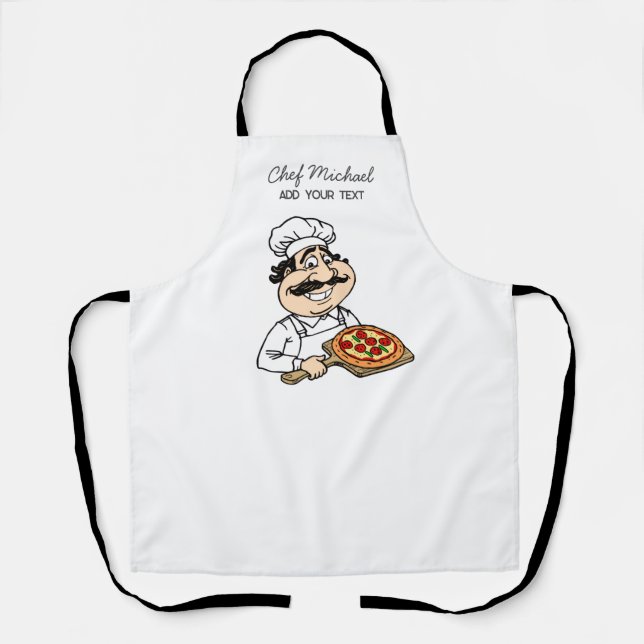 Tablier Pizzeria italienne cuisine ou restaurant       (Recto)