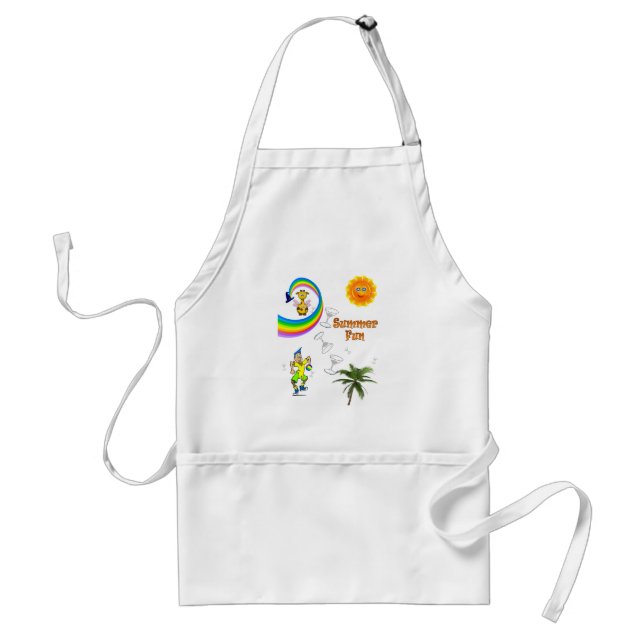 Tablier Plage Amusant Cuisine Apron (Devant)
