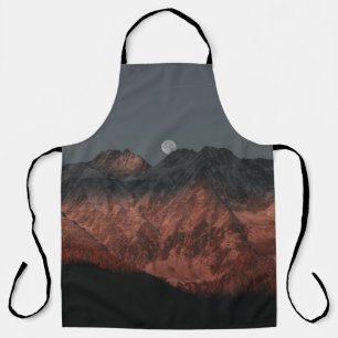 TABLIER PLAGE DE MONTAGNE PENDANT LE DUSK