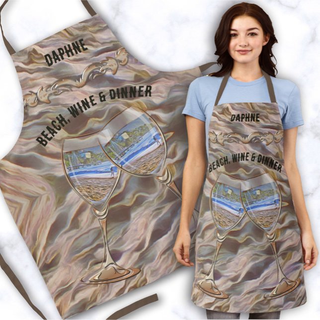 Tablier Plage Vin & Los Muertos 786 (Créateur téléchargé)