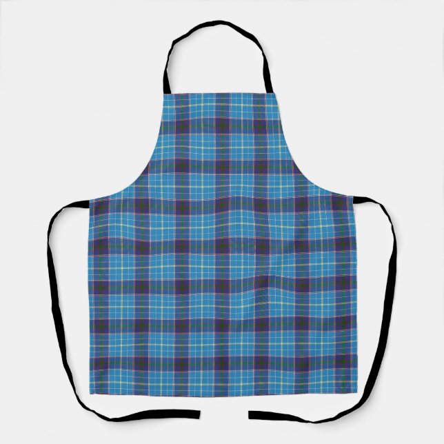 Tablier Plaid bleu, Texas State tartan (Recto)