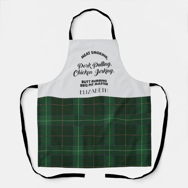 Tablier Plaid Clan Walsh À damiers Tartan Kitchen (Recto)