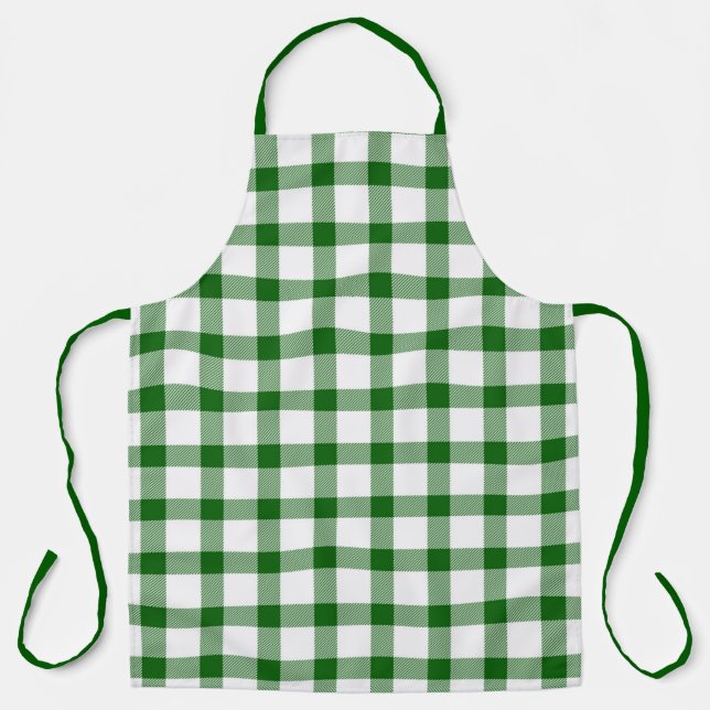 Tablier Plaid vert (Recto)