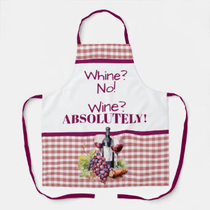 Tablier Plaignez-vous non ! Du vin ? Absolument ! Bouteill