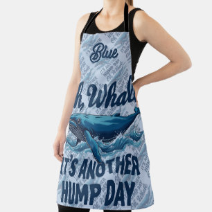 Tablier Plaisante blague de baleine "Oh Baleine" pour la c