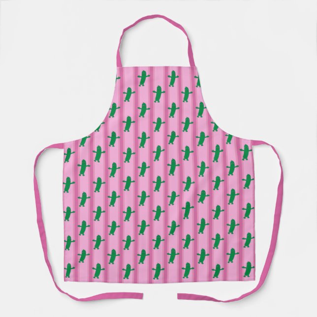 Tablier Plaisir et fantaisie rose (Recto)