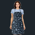 Tablier Planètes spatiales Rockets Spaceshiles Lunes Bleu<br><div class="desc">Décorez votre cuisine avec ce tablier amusant. Ça fait un grand cadeau ! Vous pouvez le customiser et ajouter du texte. Consultez ma boutique pour plus de couleurs et de motifs ! Faites-moi savoir si vous voulez quelque chose de personnalisé.</div>