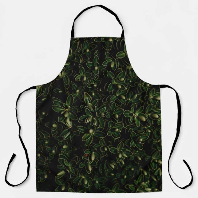 Tablier Plante de feuille verte (Recto)