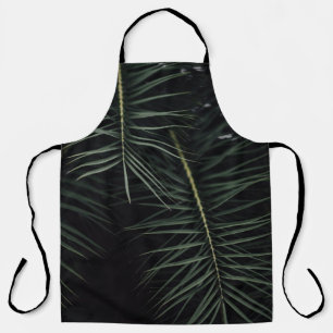 TABLIER PLANTE FEUILLE VERTE PENDANT LA NUIT