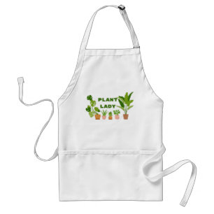 Tablier Plante Lady Apron   Cadeau pour les amoureux Plant