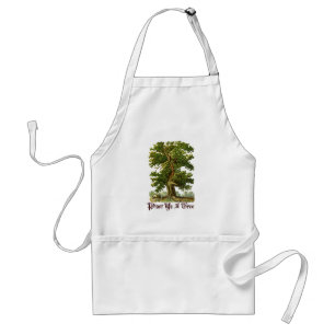 Tablier Plante Ye A Tree Jardin Vert Slogan Apron