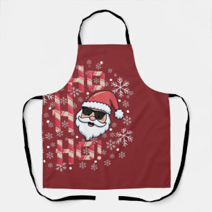 Tablier Plateau de service de Noël Cool Retro Santa