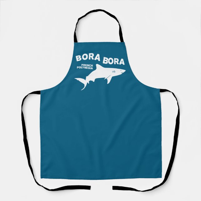 Tablier Plongée De Requin À Bora Bora (Recto)