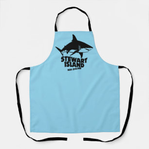 Tablier Plongée sous-marine avec requins - Stewart Island