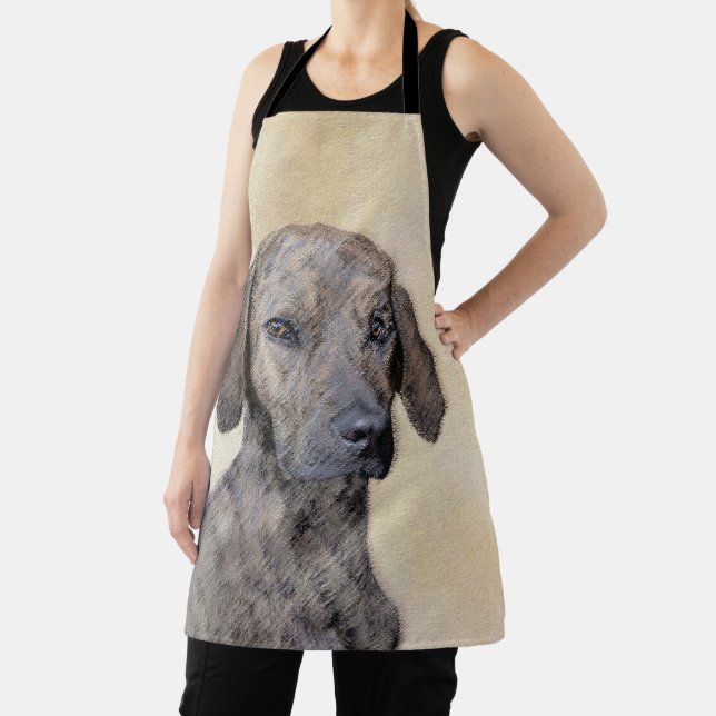 Tablier Plott Peinture - Cute Original Chien Art (Insitu)