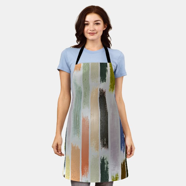 Tablier Pluie de couleurs 5 (Porté)