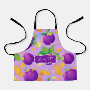 Tablier Plum Pastel Coloré Motif personnalisé