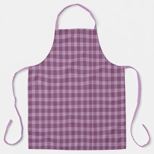 Tablier Plum Plaid Young Love-Lilac (Recto)