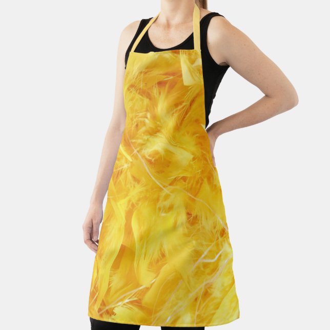 Tablier Plumes jaune vif (Insitu)