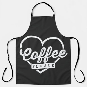 TABLIER PLUS DE CAFÉ S'IL VOUS PLAÎT