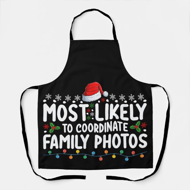 Tablier Plus susceptible de coordonner les photos de famil (Recto)