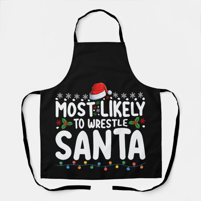 Tablier Plus susceptible de lutter contre Santa Wrestling  (Recto)