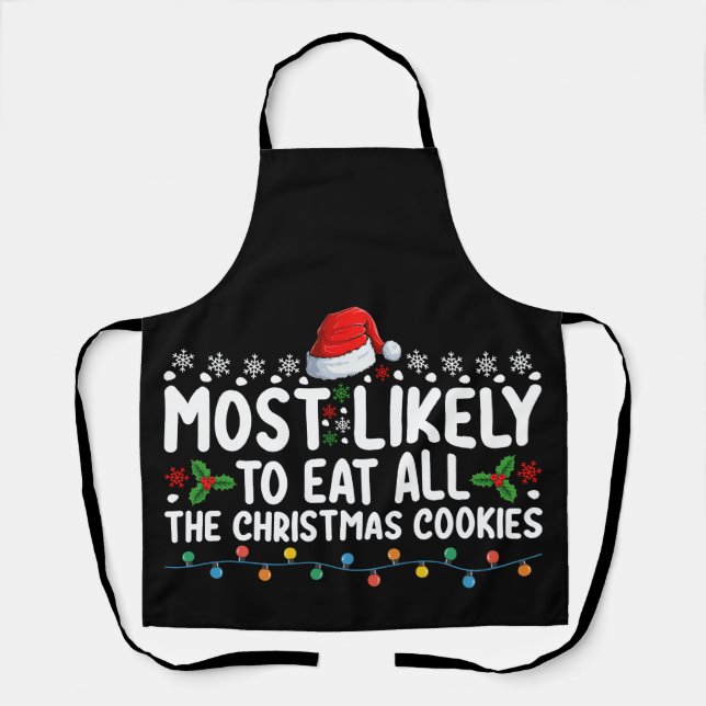 Tablier Plus susceptible de manger tous les biscuits de No (Recto)