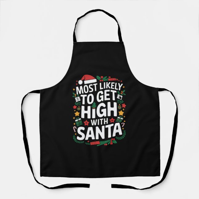 Tablier Plus susceptible de se défoncer avec le Père Noël  (Recto)