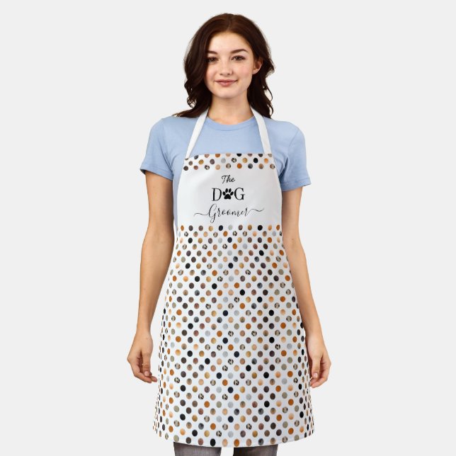 Tablier Poche à fourrure de chien Groomer professionnel (Porté)