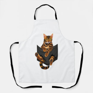 Tablier Poche de chat du Bengale
