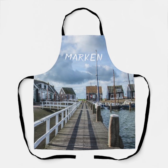 Tablier Poche en bois à Marken, Pays-Bas (Recto)