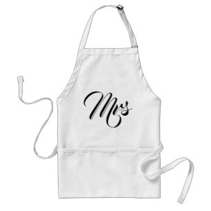 Tablier Poche personnalisée Mr & Mrs Couples