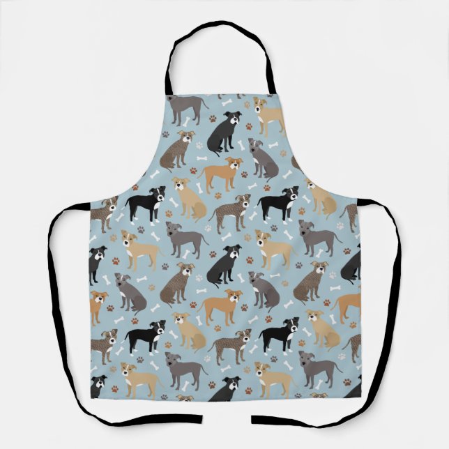 Tablier Poches et os Pitbulles (Recto)
